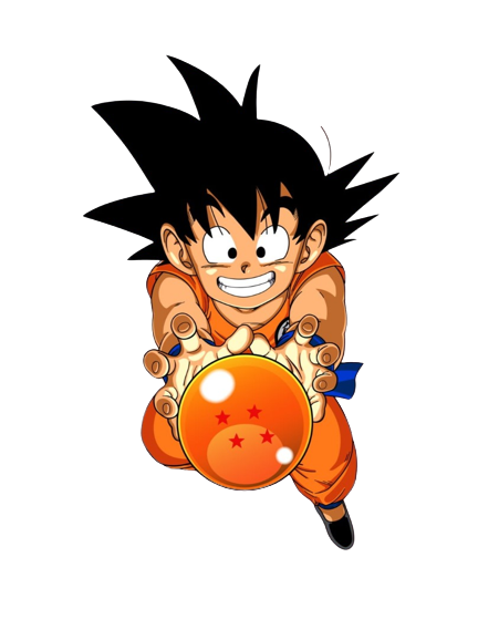 goku with dragon ball